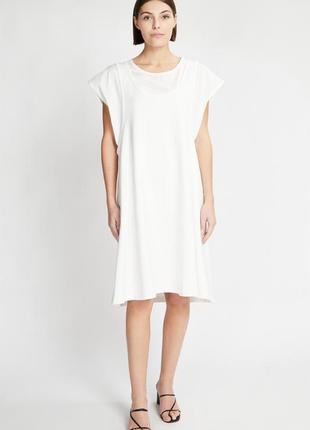 Cos xs l 34 40 платье белая новая оригинал миди
