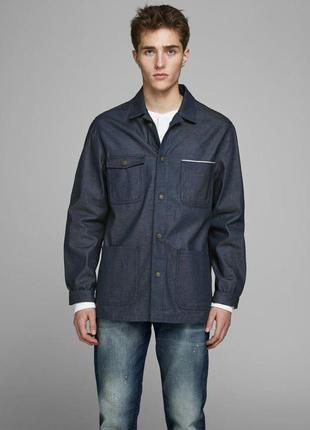 Крута джинсова куртка jack&jones royal worker r237 rdd selvedg...