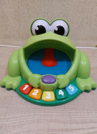 Интерактивная лягушка лягушка зеленая игрушка bright starts po...