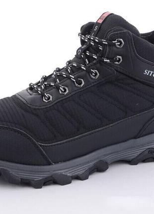Мужские зимние ботинки на шнуровке с мембраной waterproof