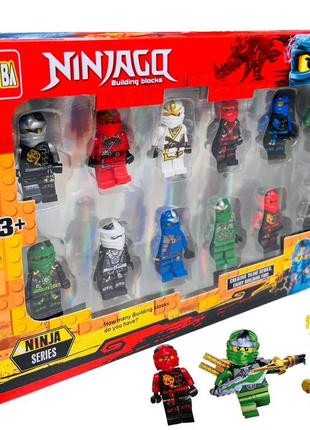 Lego ninjago набір 12 фігурок