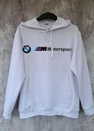 Мужская кофта худи з логотипом bmw motorsport, кофта, худи, то...