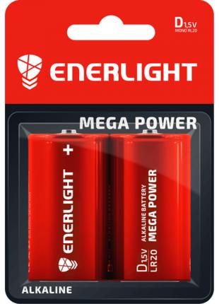 Батарейка ENERLIGHT MEGA Power D/LR20 (2шт)