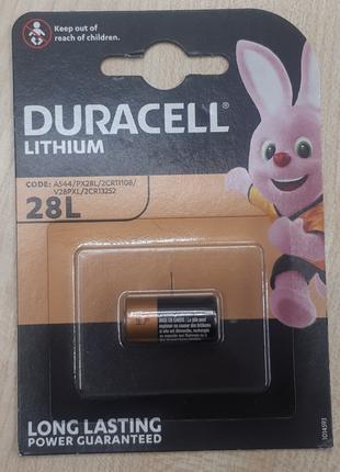 Батарейка литиевая 6V DURACELL PX28 2CR11108 28L