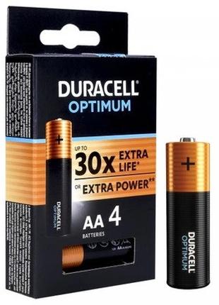 Батарейка DURACELL OPTIMUM AA/LR6 (4шт)