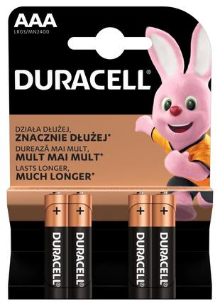 Батарейка DURACELL Basic AAA/LR03 (4шт)