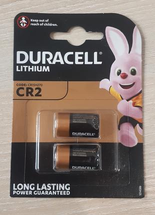 Батарейка Duracell Lithium CR2 3V (2шт)