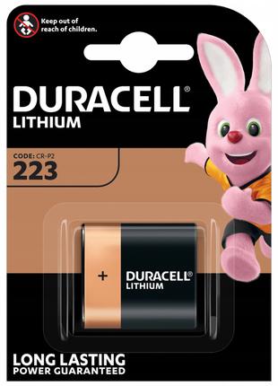 Батарейка DURACELL lithium 6V CR-P2 / 223 / DL223