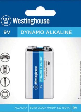 Батарейка Westinghouse Dynamo Alkaline 9V / 6LR61