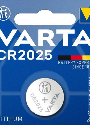Дисковая батарейка VARTA Lithium Cell 3V CR2025 (170mAh)