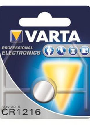 Дисковая батарейка VARTA Lithium Cell 3V CR1216 (25mAh)