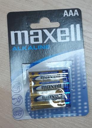 Батарейки Maxell Alkaline AAA / LR03