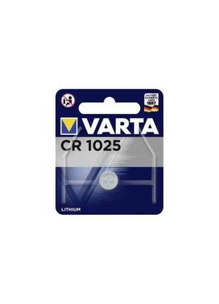 Дисковая батарейка VARTA Lithium Cell 3V CR1025