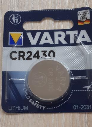 Дисковая батарейка VARTA Lithium Cell 3V CR2430 (280mAh)