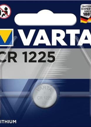 Дисковая батарейка VARTA Lithium Cell 3V CR1225 (48mAh)