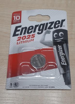 Дисковая батарейка ENERGIZER Lithium Cell 3V CR2025