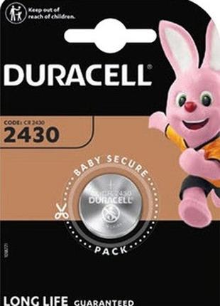 Дисковая батарейка DURACELL Lithium Cell 3V DL2430