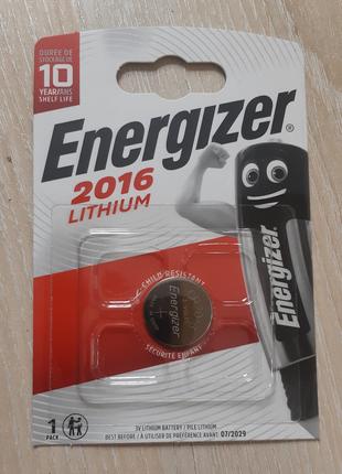 Дискова батарейка ENERGIZER Lithium Cell 3V CR2016