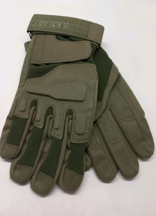 Тактичні рукавиці олива арт 90424