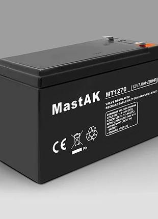 Аккумулятор MastAK MT1270 12V 7Ah (2023 рік)