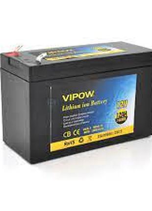 Аккумуляторная батарея литиевая Vipow 12V 12A с элементами Li-...