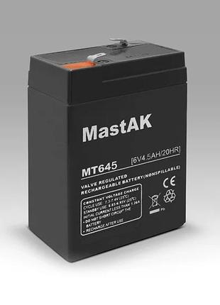 Аккумулятор MastAK MT645 6V 4.5Ah