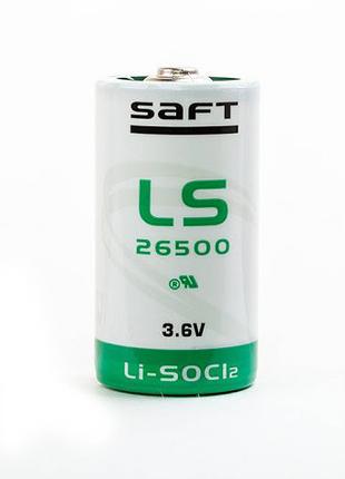 Батарейка литиевая SAFT LS26500 STD, "C", 3.6V, LiSOCl2