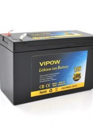 Аккумуляторная батарея литиевая Vipow 12V 10A с элементами Li-...