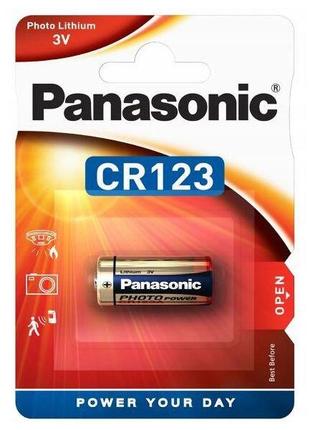 Батарейка PANASONIC Lithium Cell 3V CR123