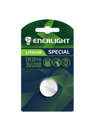 Дисковая батарейка Enerlight Lithium CR 2016