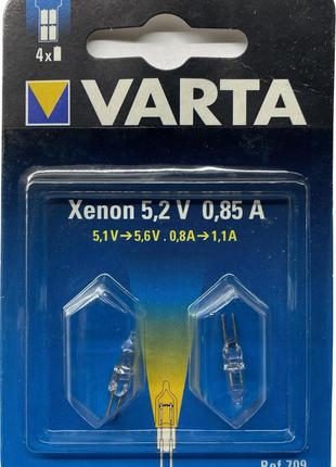 Лампочка Varta 709 для фонаря, Xenon, 5.2В, 0.85А