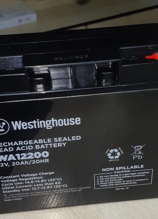 Акумулятор Westinghouse WA12200N-T12 AGM 12V 20Ah