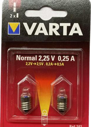 Лампочка Varta 742 для фонаря, аргон 2,25V 0,25A