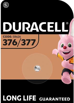 Батарейка DURACELL Silver Oxide V377/V376/SR626SW/SR66 (AG4)