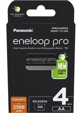 Аккумулятор PANASONIC Eneloop Pro AA/R6 min 2500mAh (4шт)