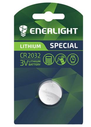 Дисковая батарейка Enerlight Lithium CR2032 (220mAh)