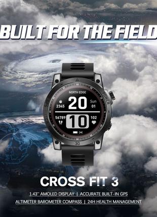 North edge CrossFit 3 смарт годинник часы AMOLED