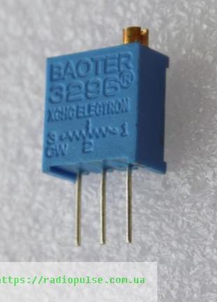 Резистор 2 kОм підстроювальний багатооборотний 3296W