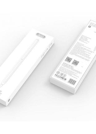 Стилус XO ST-05 iPad 2-Gen Wireless Charging Pen Цвет Белый