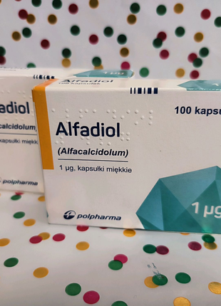 Альфадиол Альфадіол альфакальцидол  1 мг 100 капсул