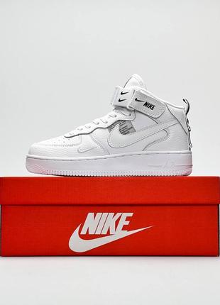 Кроссовки nike air force 1 high utility all white