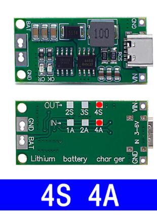 Модуль Зарядного устройства 4S 4A с Type-C DDTCCRUB для літій-...