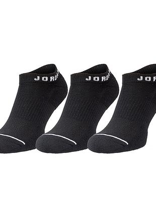 Чоловічі шкарпетки JORDAN CUSH POLY ANKLE 3PR 144 Чорний 38-42...