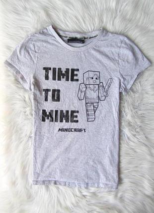Хлопковая футболка майнкрафт minecraft george