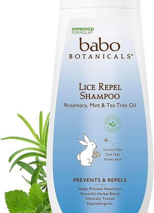 Lice repel shampoo, 8 fl oz (237 ml), устранения вшей и гнид, ...