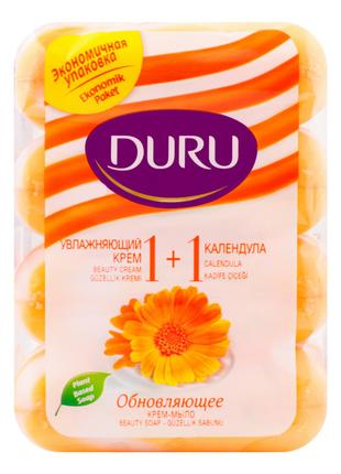 Крем-мыло в економичной упаковке "Календула" Duru 1+1 Soap