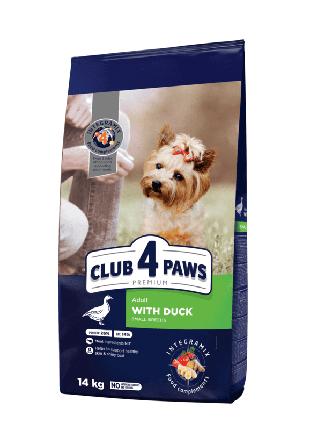 Club 4 Paws (Клуб 4 Лапы) Premium Adult Small Breed Duck сухой...