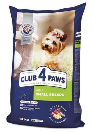 Club 4 Paws (Клуб 4 Лапы) Premium Adult Small Breed Chicken су...