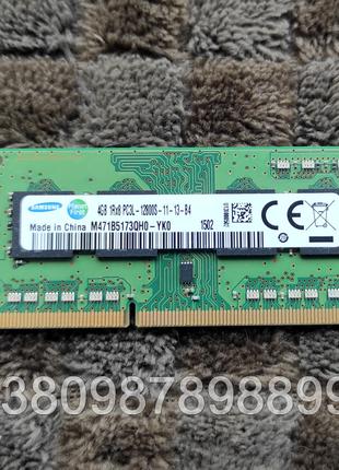 Оперативная память для ноутбука DDR3L 4GB 1600MHz SO-DIMM Samsung