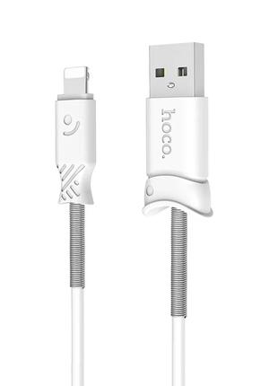 Кабель Hoco X24 Lightning (1m) — White